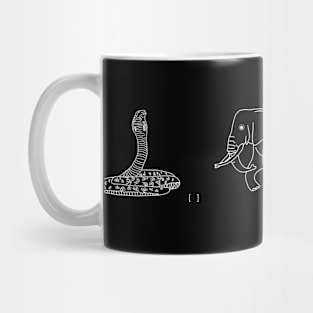 The Test - Elephant - dark colors Mug